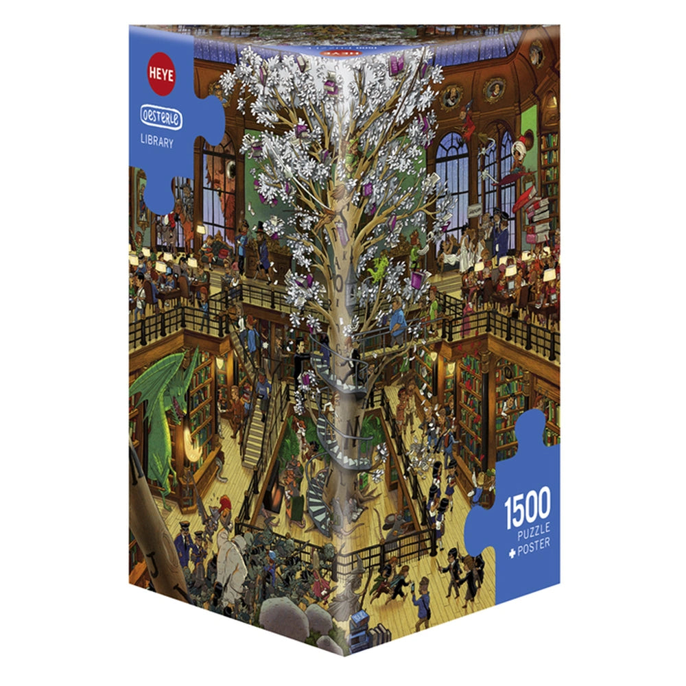 Heye - Puzzle Biblioteca - Puzzle - +14 - HEY29840