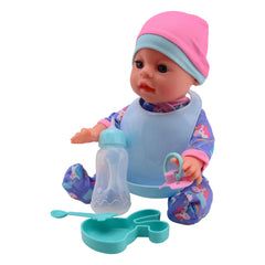 Johntoy - Bambola Baby Rose che Beve e Fa Pipì 30Cm - Bambole, Set da Gioco e Figure Giocattolo