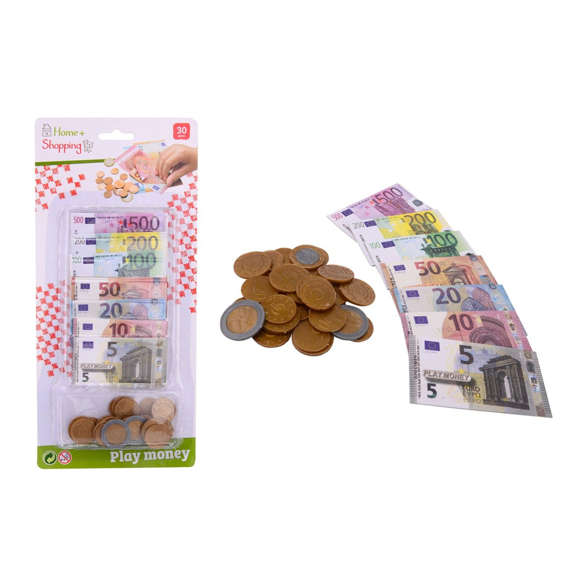 Johntoy - Giocattolo Euro per Casa e Shopping - Professioni e Gioco di Ruolo Immaginario