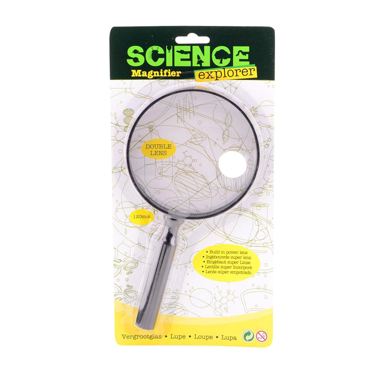 Johntoy - Lente d'ingrandimento Grande Science Explorer - Giocattoli Educativi