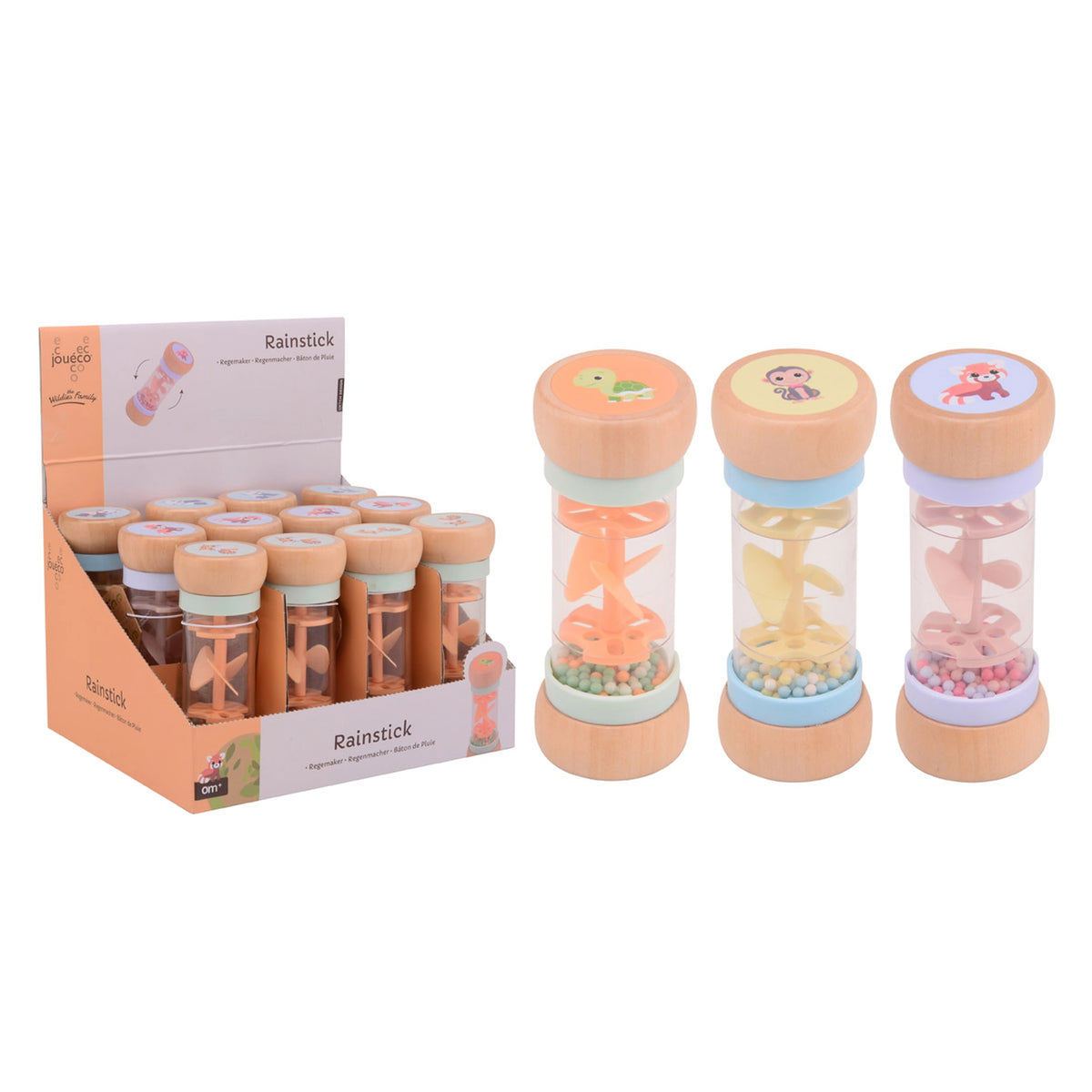 Johntoy - Wooden Rainstick - Rattles