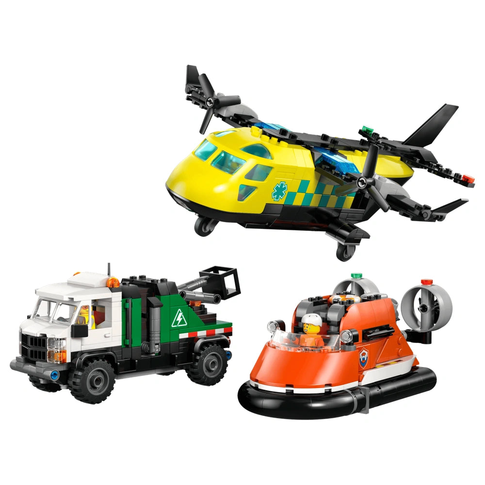 LEGO - City - Airplane, Service Truck & Hovercraft Remix - Construction Set Toys - 60505
