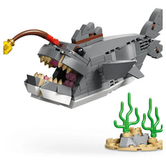 LEGO - Creator 3 in 1 Squalo Feroce con Scrigno del Tesoro - Giocattoli da Costruzione