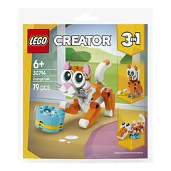 LEGO - Creator Gatto Arancione - Set di Costruzione Giocattoli