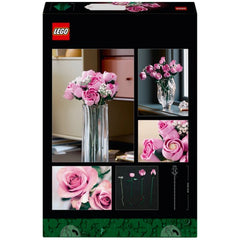 LEGO - Icons Bouquet di Rose Rosa 10374 - Giocattoli da Costruzione