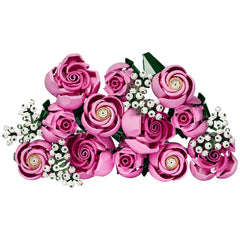 LEGO - Icons Bouquet di Rose Rosa 10374 - Giocattoli da Costruzione