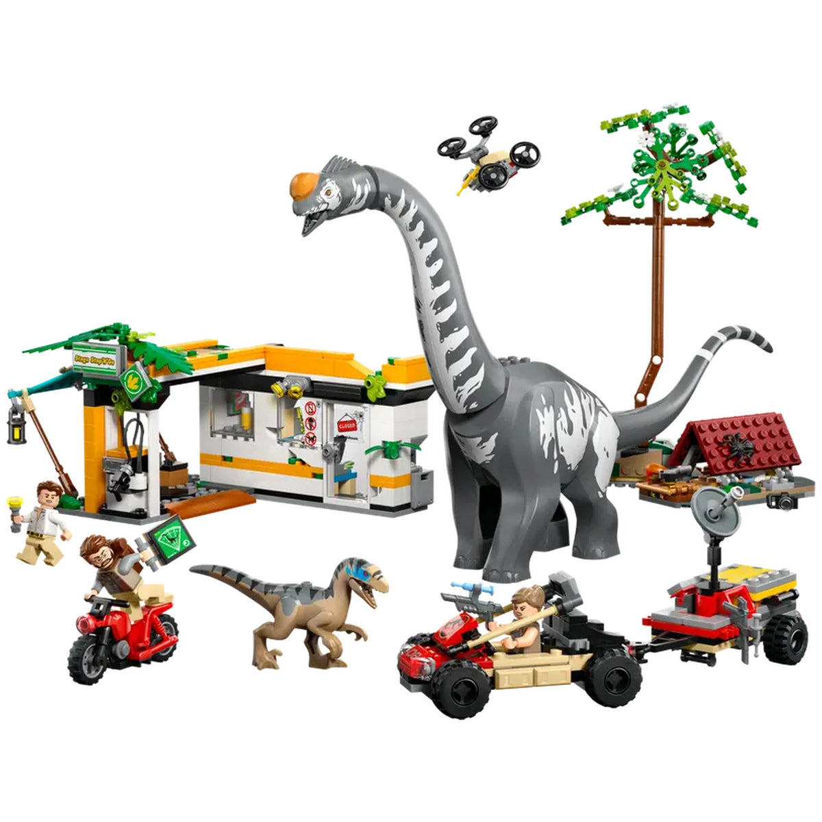 LEGO - Missione di Tracciamento Raptor e Titanosauro - Action Figures e Giocattoli