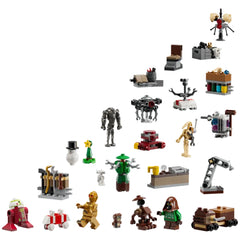 LEGO - Calendario dell'Avvento Star Wars 2025 - Set di Giocattoli