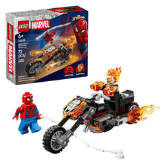LEGO - Super Heroes Spider-Man contro Ghost Rider Moto - Giocattoli da Costruzione