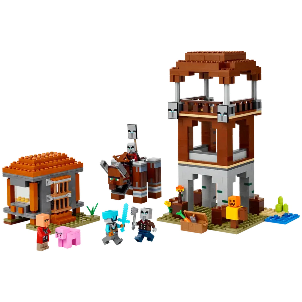 LEGO - The Pillager Outpost and Ravager - Construction Set Toys