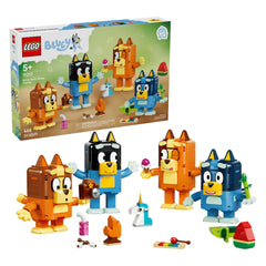 LEGO - Bluey Brick - Set di Costruzione della Famiglia Bluey - +5 - 72011217