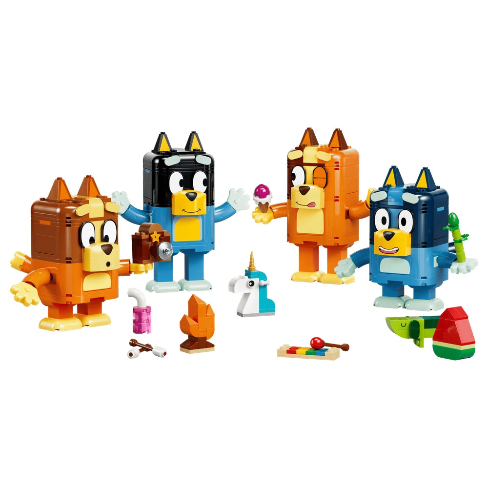 LEGO - Bluey Brick - Set di Costruzione della Famiglia Bluey - +5 - 72011217