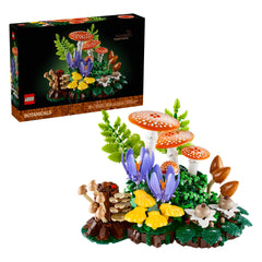 LEGO - Botanicals Woodland Mushrooms - Construction Set Toys - +18 - Decorazione Naturale - 72011505