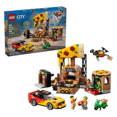 LEGO - City Pizza Delivery Experience with Vehicles - Construction Set Toys - +6 - 72060496