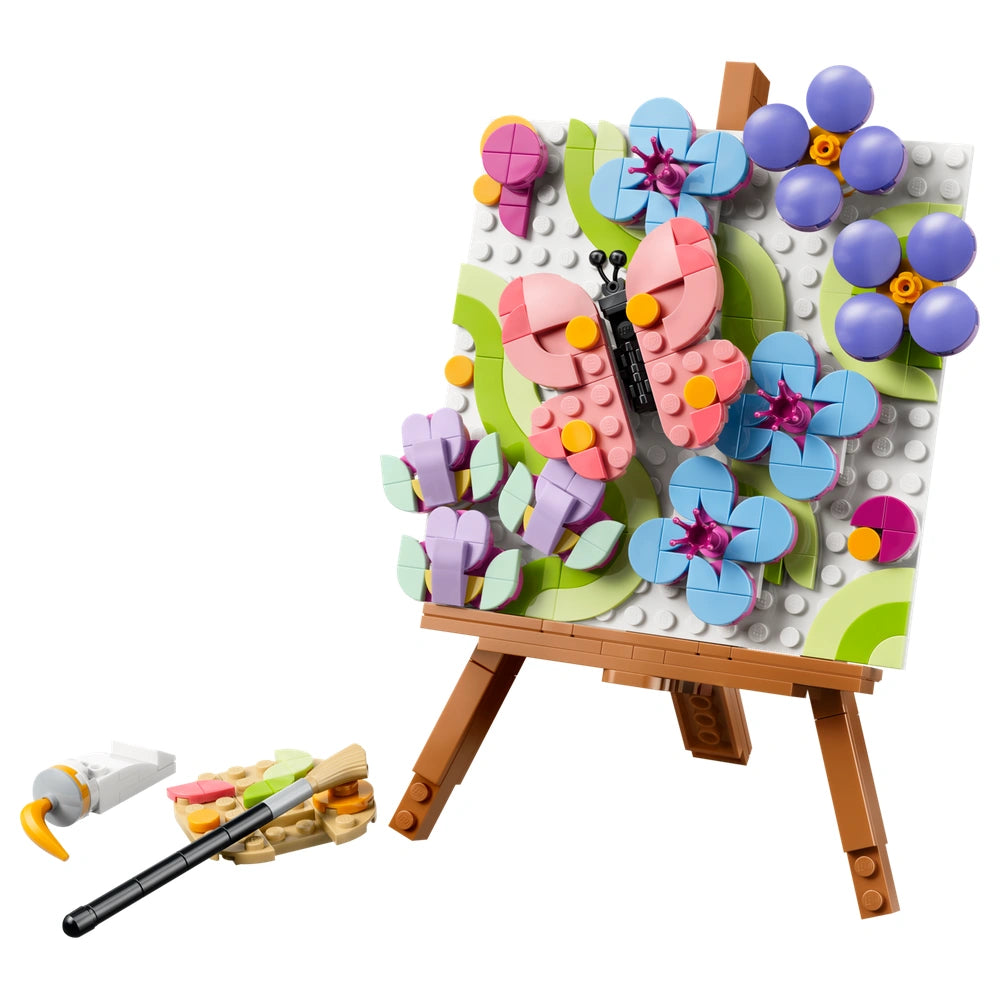 LEGO - Creator Floral Art Decor Painting - Construction Set Toys - +8 - Creative Play - 72031390