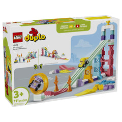 LEGO - Duplo 3 in 1 Creative Ramps with Vehicles - Construction Set Toys - Age +3 - 72010478