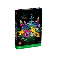 Lego - Icons - Bouquet di Fiori Selvatici - Set di Costruzione Giocattoli