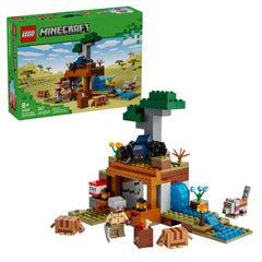 Lego - Minecraft - L'Expeditione della Miniera Armadillo - Set di Giocattoli da Costruzione
