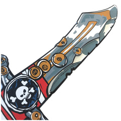 Liontouch - Pirate Knife - Pirate Red Stripe - Pretend Professions & Role Playing