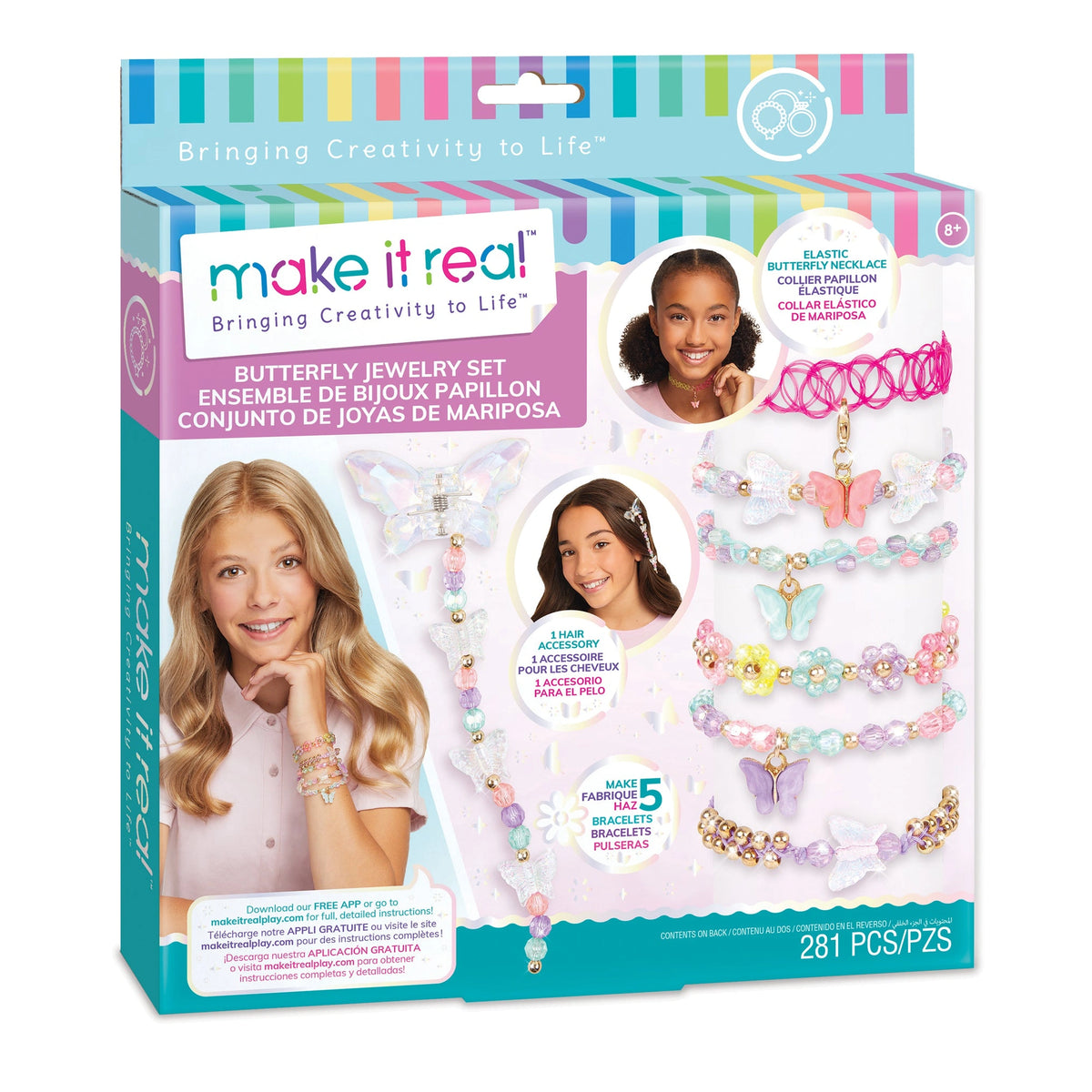 MAKE IT REAL - Set di Gioielli a Farfalla - Arte e Fai da Te