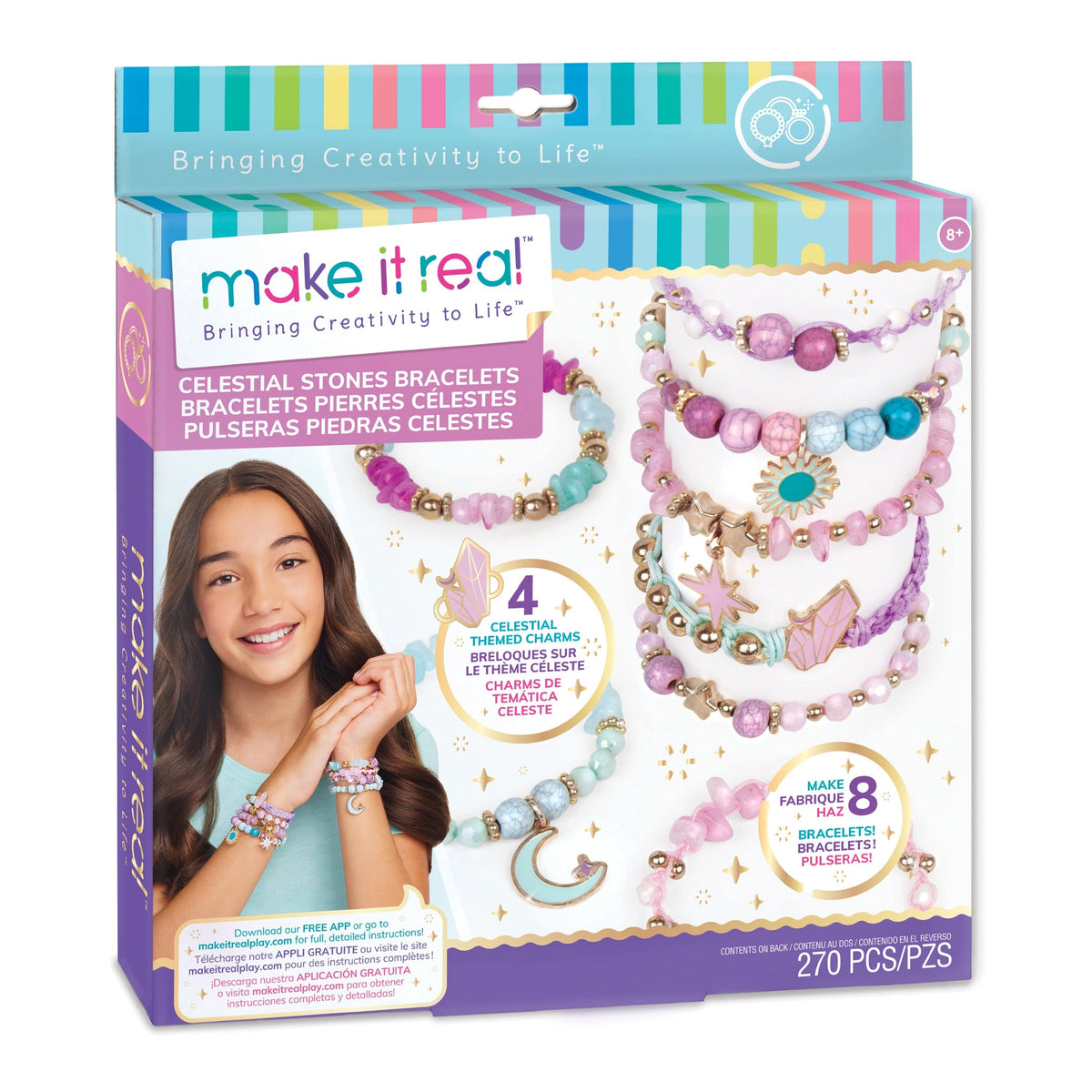 MAKE IT REAL - Braccialetti di Pietre Celestiali - Arti e Mestieri