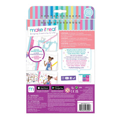 MAKE IT REAL - Fashion Design Sketchbook Blooming Vibes - Arti e Mestieri