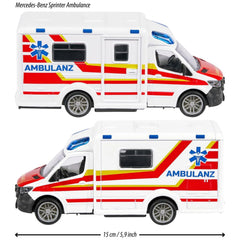 Majorette - Mercedes-Benz-Sprinter-Ambulanza - Veicoli da Gioco