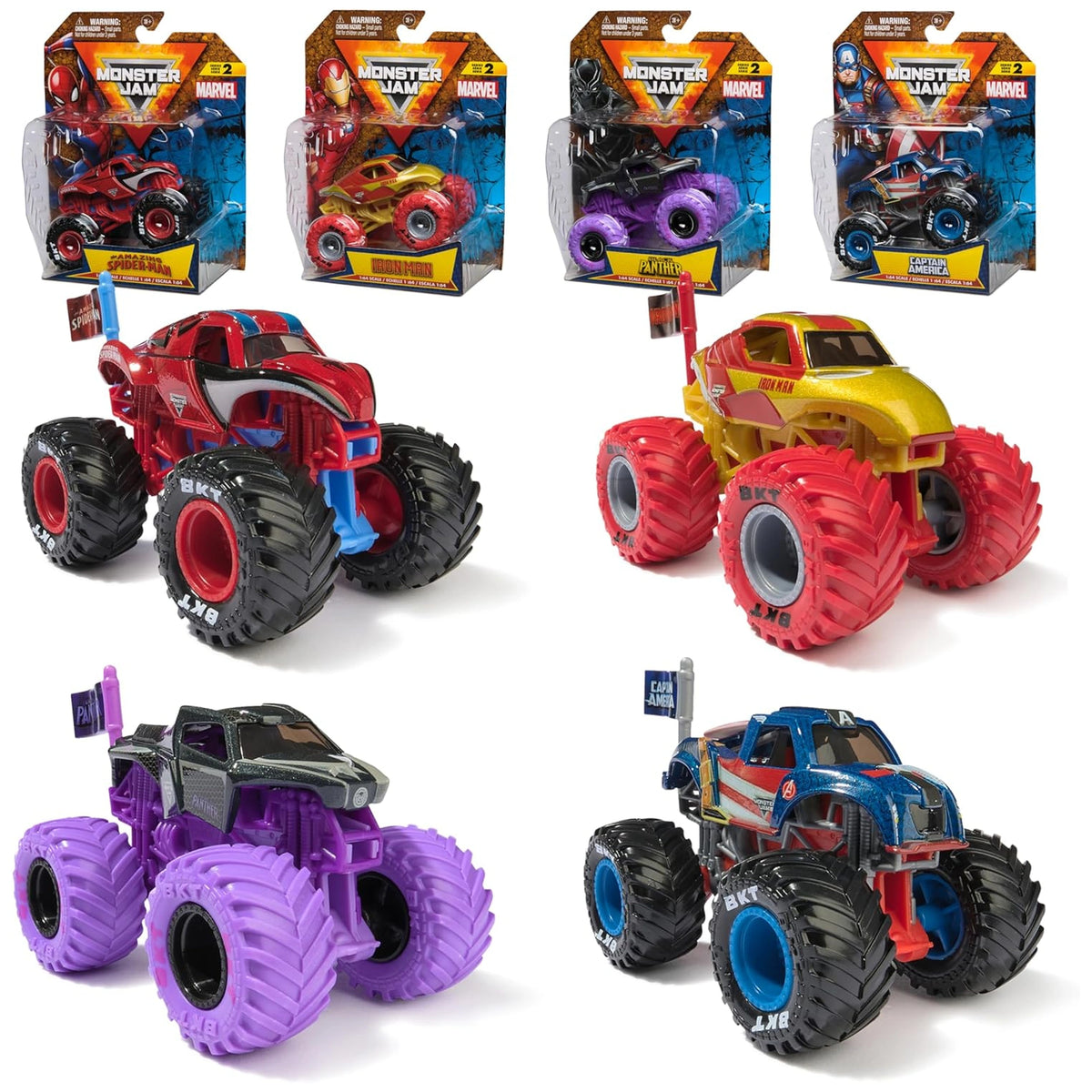 Marvel - Monster Jam Truck - Azione e Figure da Gioco