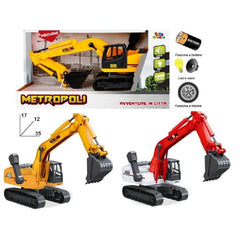 Metropoli - Heavy Duty Excavator Toy - Play Vehicles