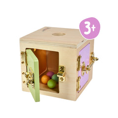 SIMBA - Montessori by Eichhorn Cubo di Apprendimento Multi - Attività - Giocattoli Educativi - 3 Anni - 58701332