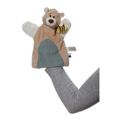 NICI - Il mio primo pupazzo di orso 2-in-1 con coperta da coccole - Giocattoli per attività per bambini