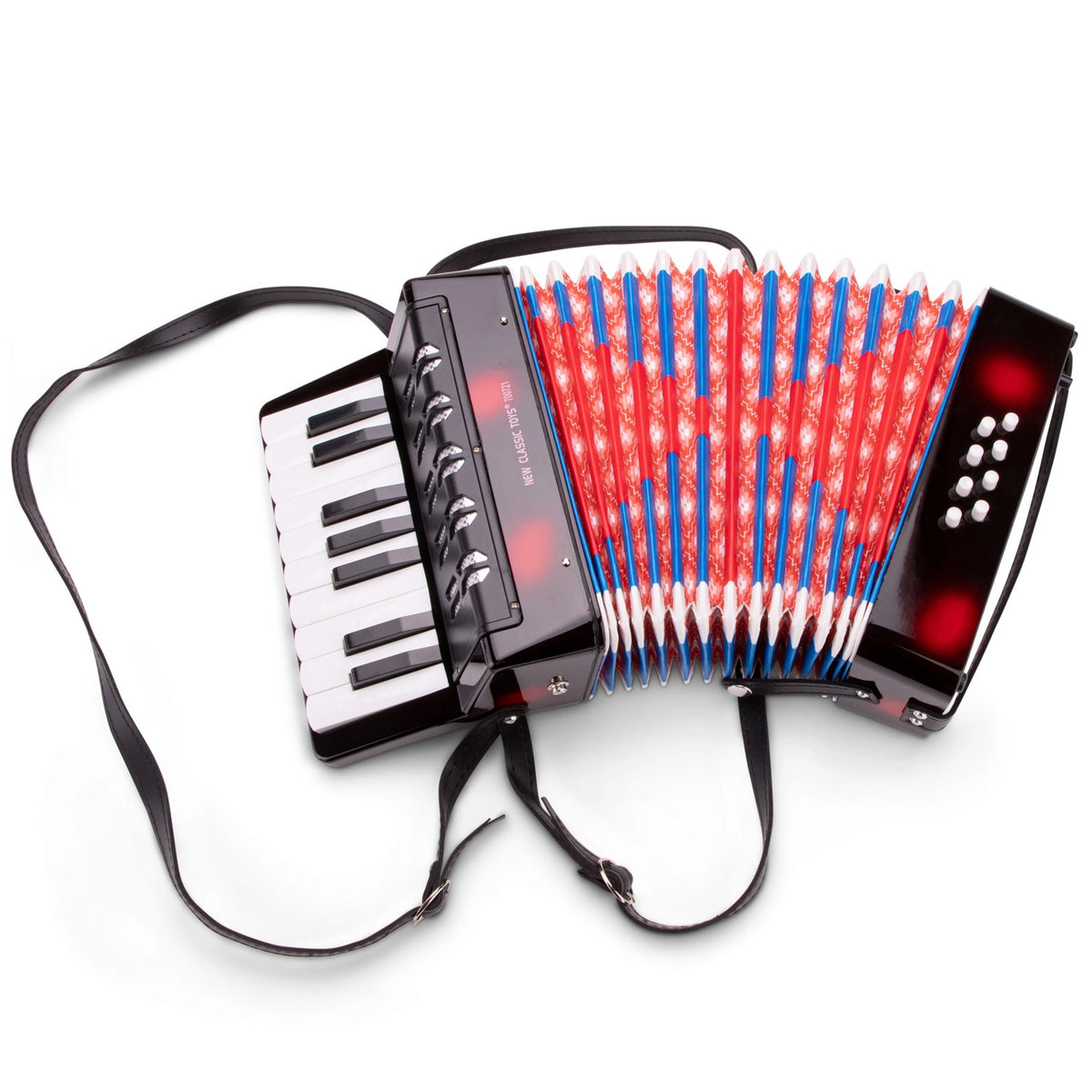New Classic Toys - Accordion With Music Book - Black - Musical Instruments
