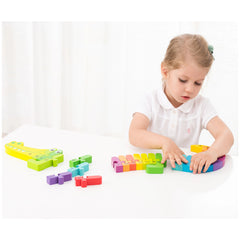 New Classic Toys - Puzzle dell'alfabeto - Coccodrillo - Giochi educativi
