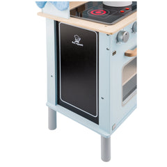 New Classic Toys - Kitchenette - Modern - Electric Cooking - Blue - Pretend Professions & Role Playing