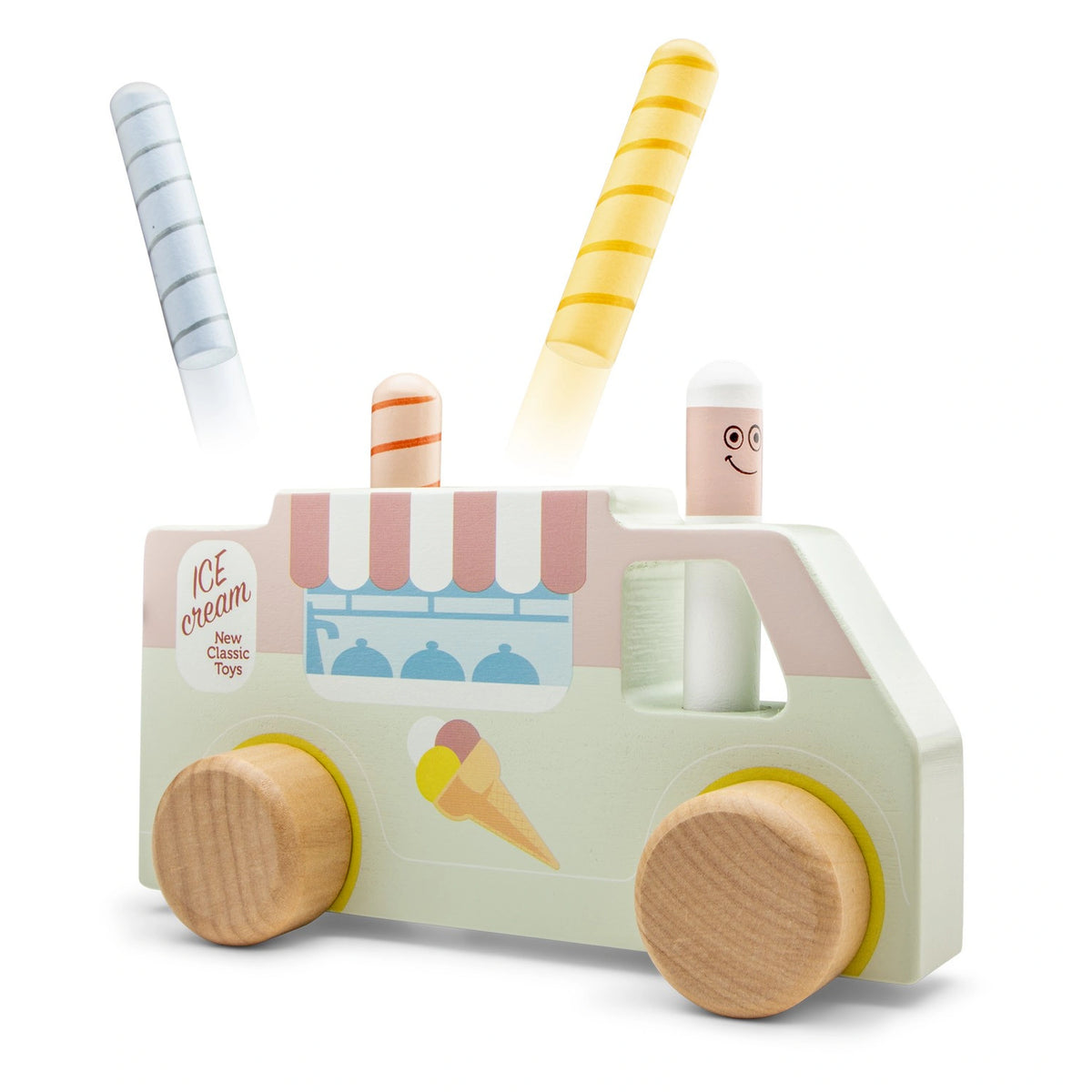 New Classic Toys - Pop Up - Camion Gelato - Giocattoli Attività per Bambini