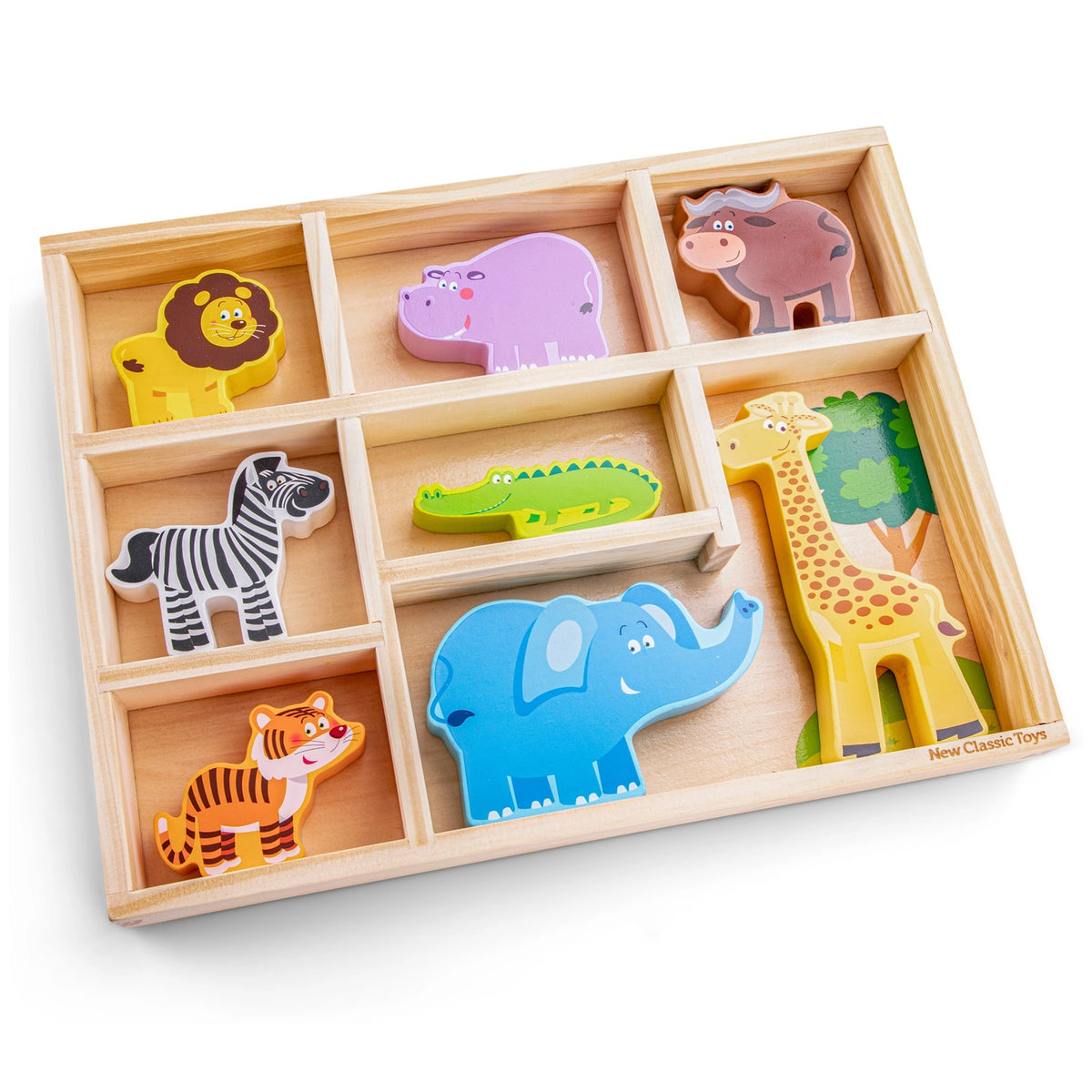 New Classic Toys - Safari Animals In Box - Educational Toys