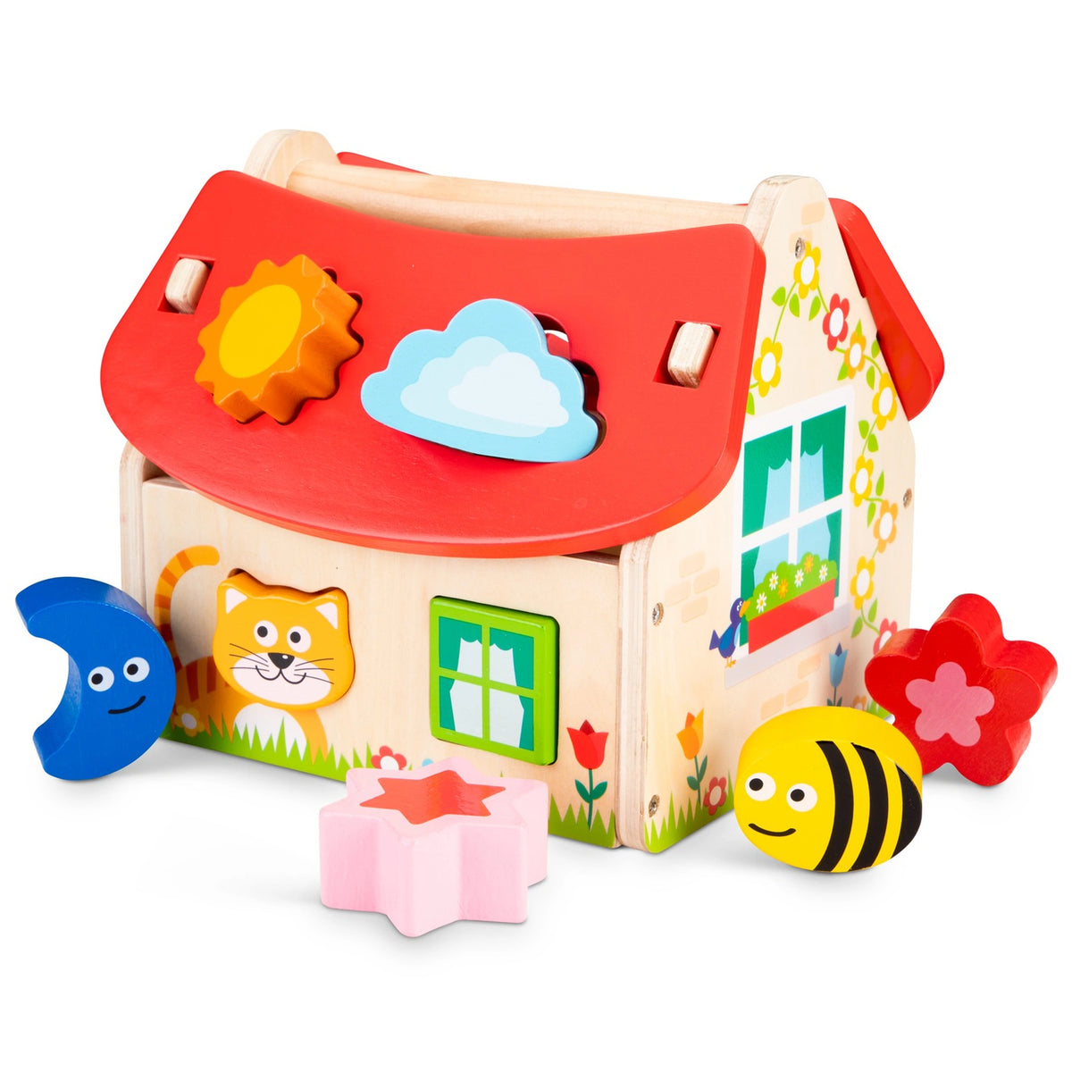 New Classic Toys - Casa per Ordinare le Forme - Giocattoli per Attività per Bambini