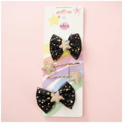 Nice - Classy Ribbon Hair Clip Set - Personal Care