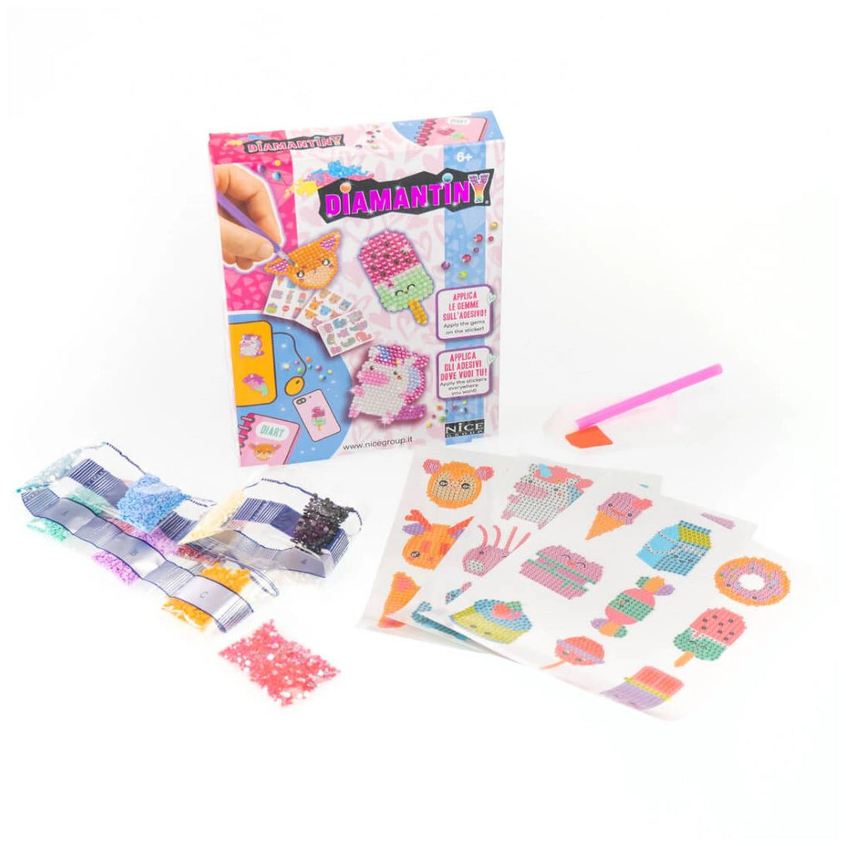 Nice - Diamantiny Deco Stickers Set - Arts & Crafts