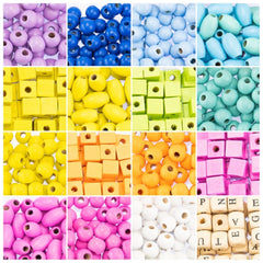 Nice - Wooden Beads Big Box Set - Arts & Crafts