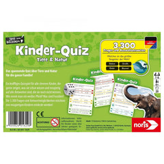 Noris - Giochi da tavolo - Quiz Animali e Natura - Educativo - 6 Anni