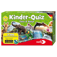 Noris - Giochi da tavolo - Quiz Animali e Natura - Educativo - 6 Anni