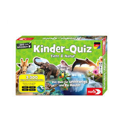Noris - Giochi da tavolo - Quiz Animali e Natura - Educativo - 6 Anni