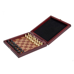 Noris - Scacchi Magnetici Deluxe in Scatola di Legno - Giochi da Tavolo - Edizione Internazionale - Giochi da Tavolo