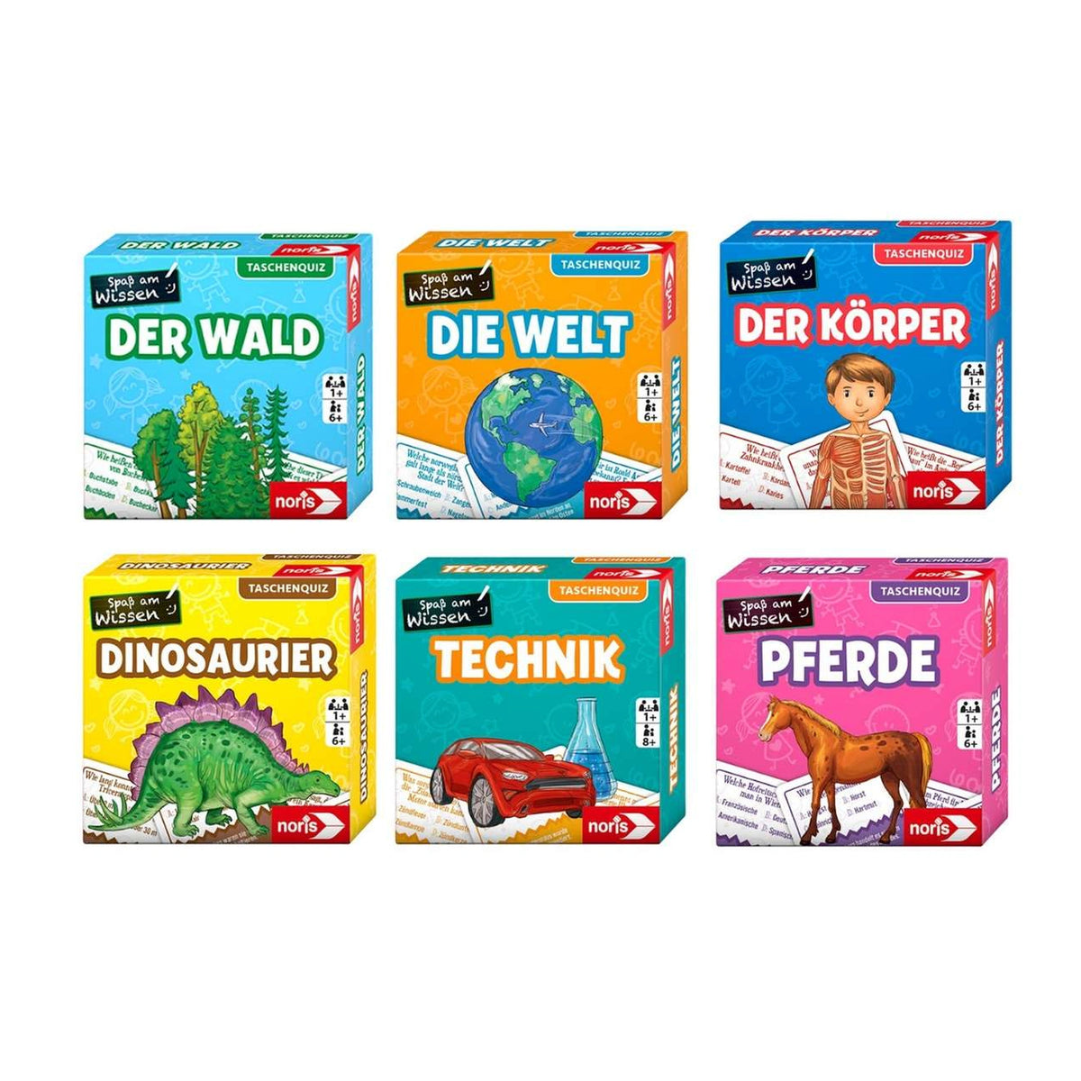 Noris - Mini Quiz - Random Selection - Board Games - German Edition - Board Games