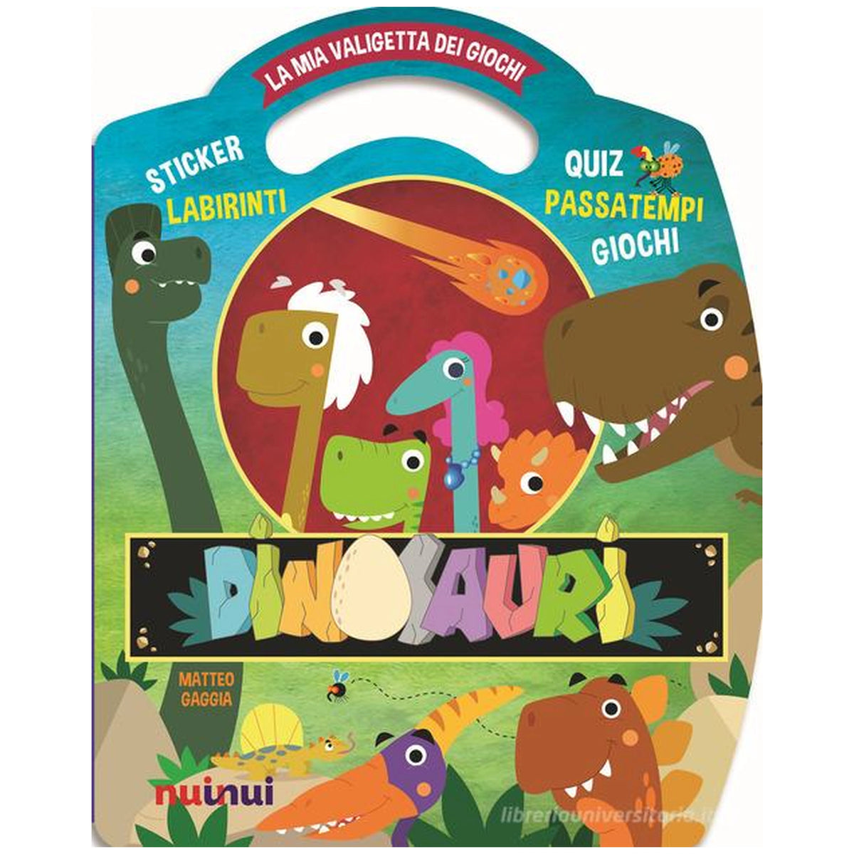 NuiNui - My-Dinosaur-Activity-Case-Books - Italian Edition,