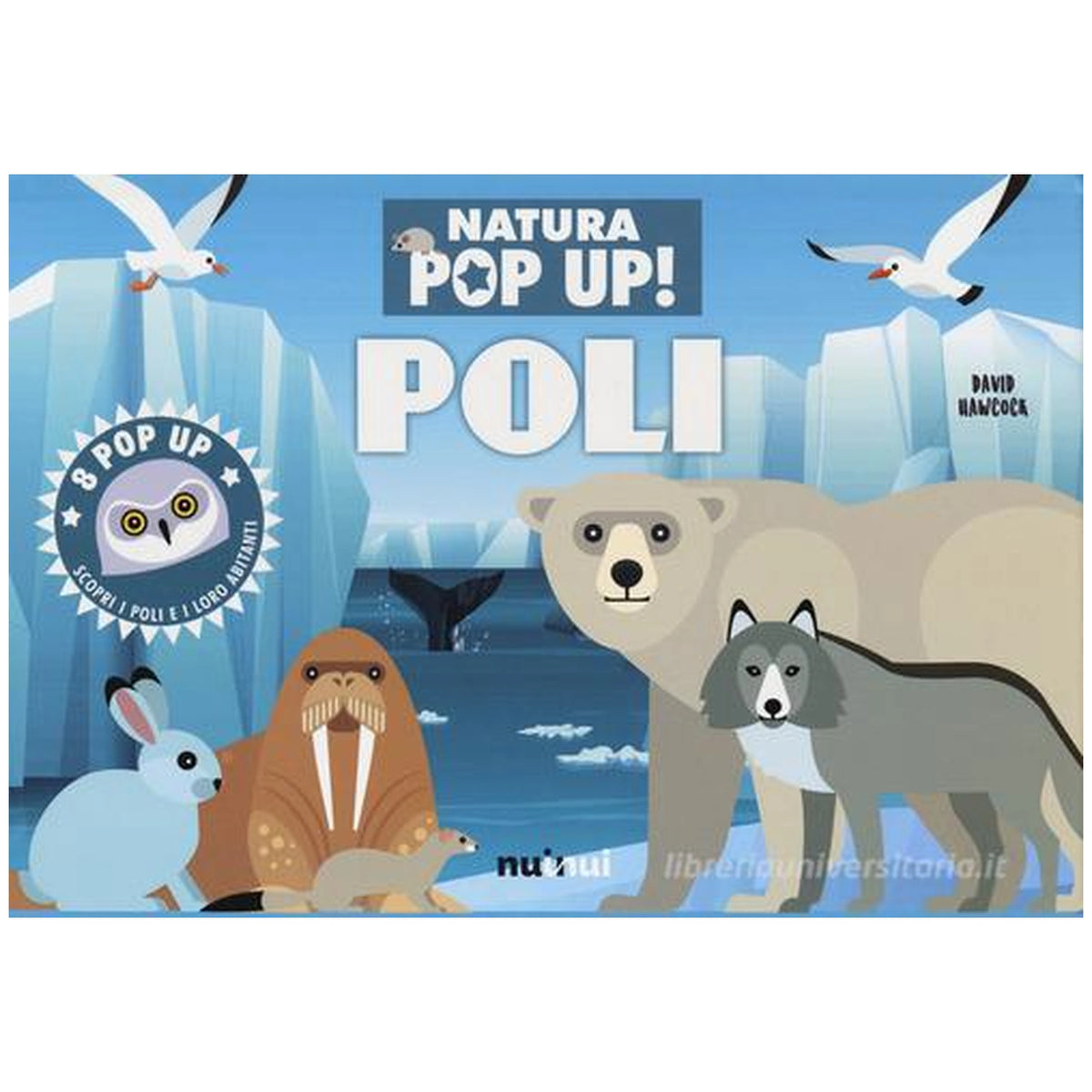 NuiNui - Natura Pop Up Poli Book - Giocattoli Educativi