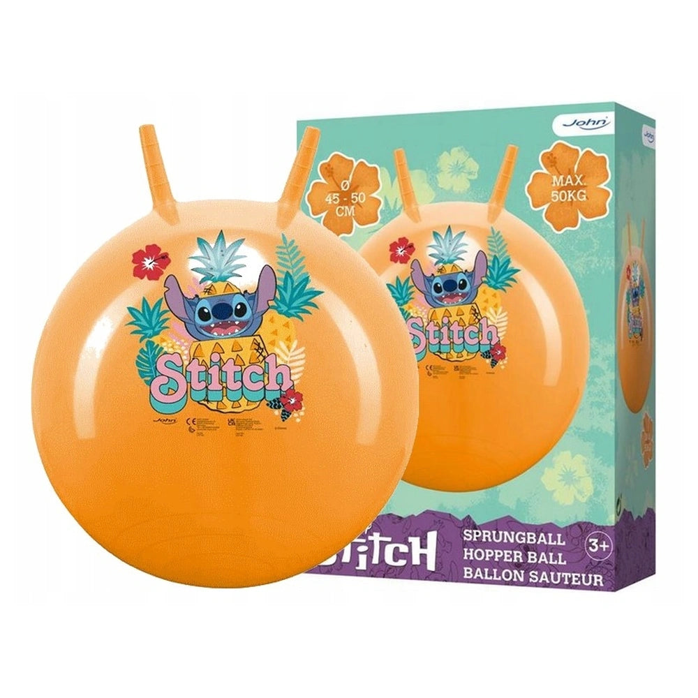 ODS - Outdoor Play Equipment - Lilo and Stitch Hopper Ball - Pearlescent Orange - 3 Years - Active Play