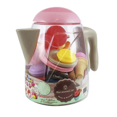 ODS - Pretend Professions - Maxi Caffettiera Breakfast Set - Pink - 3 Years - Role Play