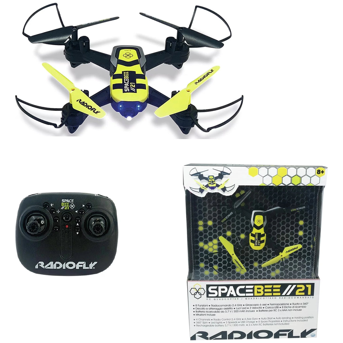 ODS - Radiofly SpaceBee 21 Veicoli da Gioco Drone